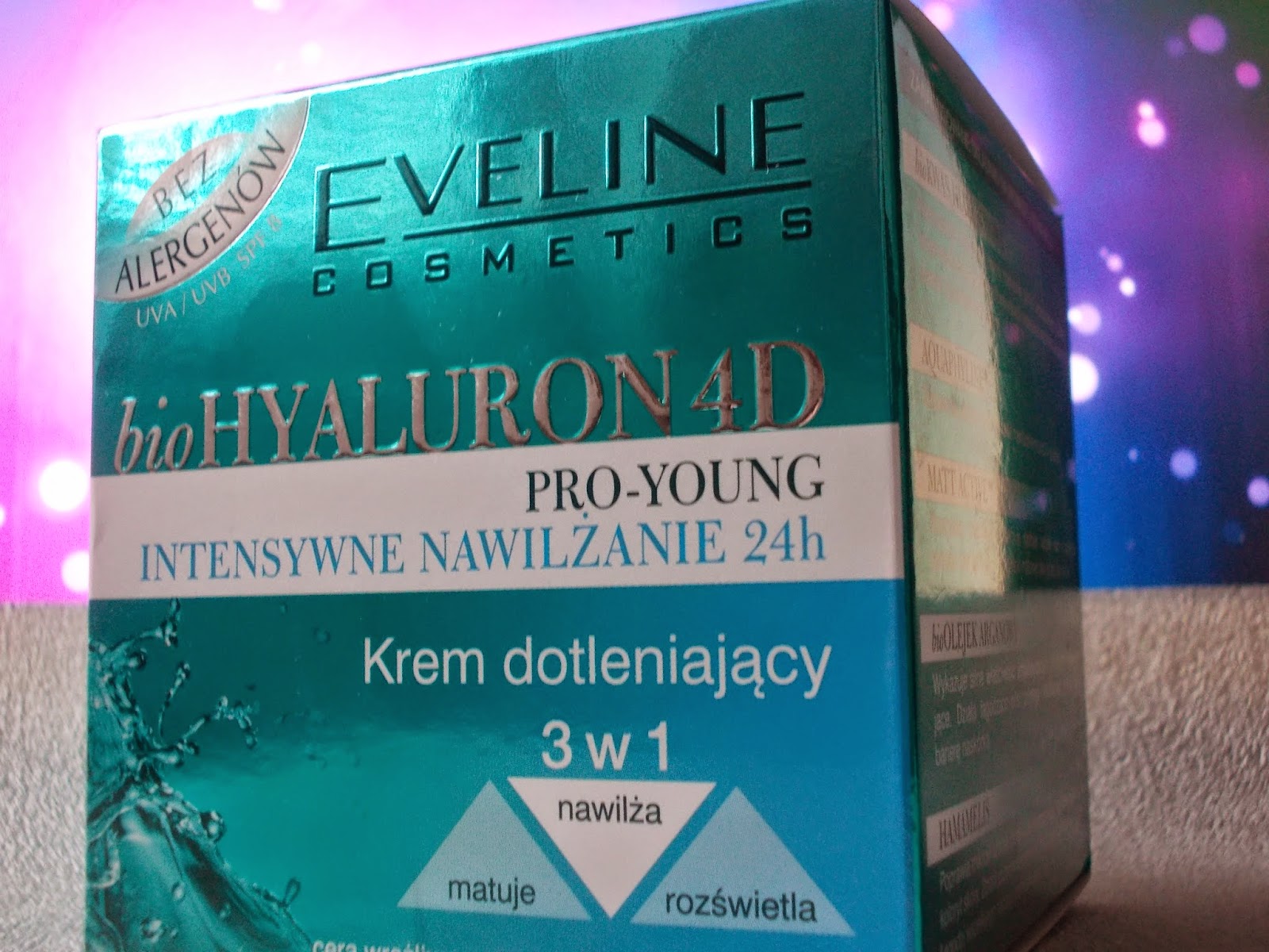 Bio Hyaluron 4D Pro- Young Eveline- krem do twarzy 3 w 1, recenzja.